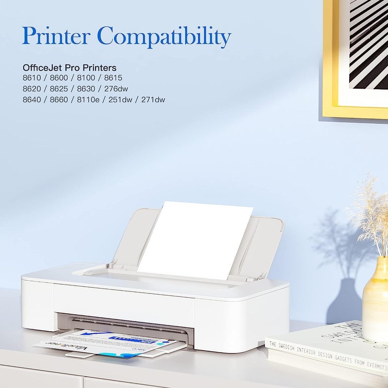 Valuetoner خراطيش حبر Valuetoner 950XL و 951XL 8-Pack بديل لخراطيش حبر HP 950 951 مجموعة حزمة للاستخدام مع Officejet Pro 8600 8610 8620 8100 8615 8625 8630 8660 (2 أسود 2 سماوي 2 أرجواني 2 أصفر) - Image 2